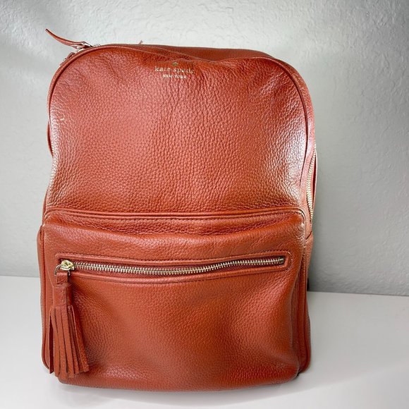 Kate Spade Brown Leather Backpack main image 5